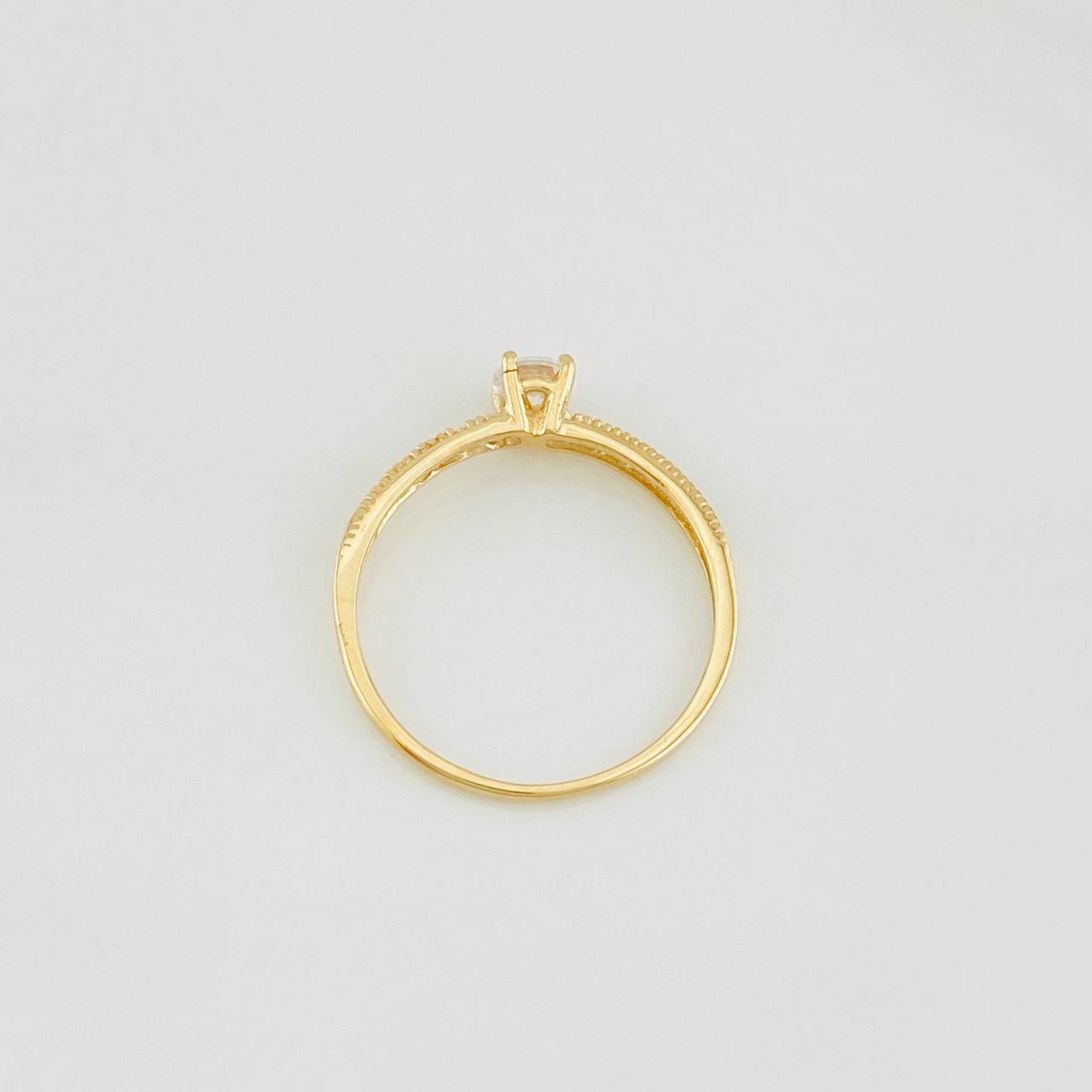 Anillo Solitario Churumbela 1.35g / T6 3/4 Oro Amarillo 18K