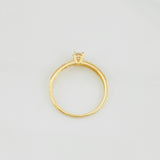 Anillo Solitario Churumbela 1.35g / T6 3/4 Oro Amarillo 18K