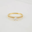 Anillo Solitario Churumbela 1.4g / T6 Oro Amarillo 18K