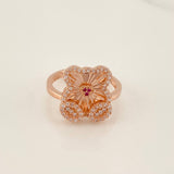 Anillo Oso Ts 3.7g / T7 1/4 Oro Rosa 18K
