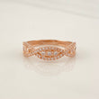 Anillo Olas 3g / T7 3/4 Oro Rosa 18K