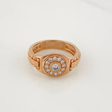 Anillo Marco Circular 6.9g / T10 3/4 Oro Rosa 18K