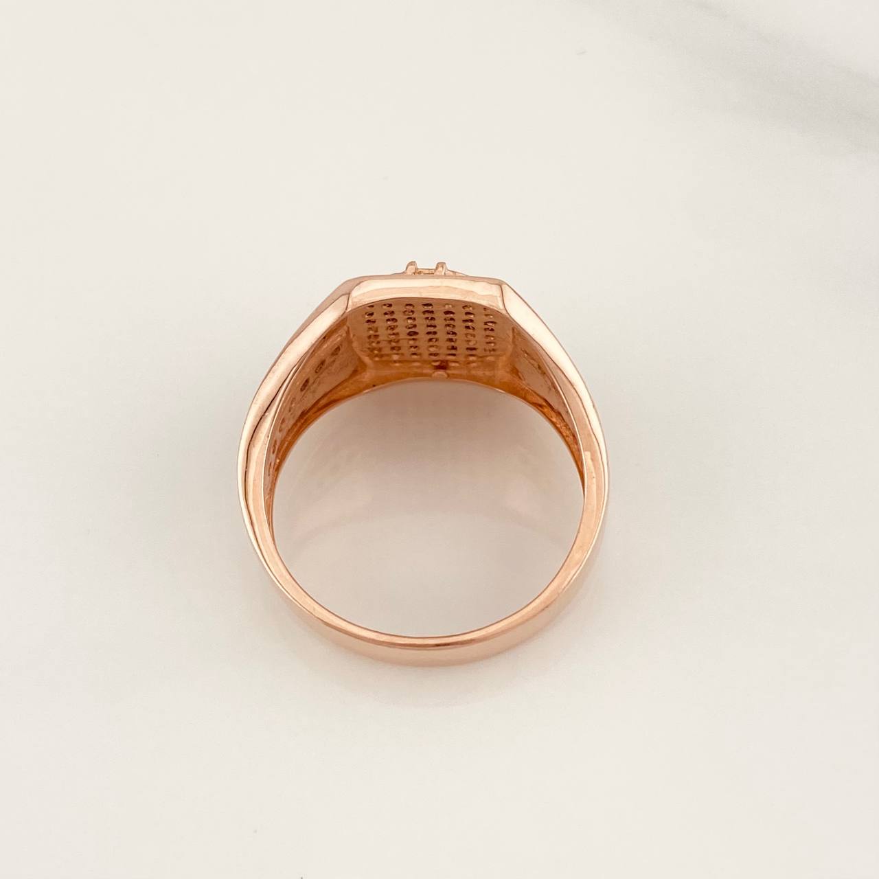 Anillo Oso Ts 9.3g / T10 1/4 Oro Rosa 18K