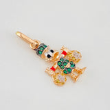 Dije Pato Bolsas de Dinero 1.65g / 2.2cm Tres Oros 18K