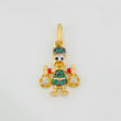 Dije Pato Bolsas de Dinero 1.75g / 2.2cm Tres Oros 18K