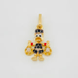 Dije Pato Bolsas de Dinero 1.65g / 2.2cm Tres Oros 18K