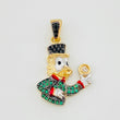 Dije Pato Inspirado 3.45g / 3cm Tres Oros 18K