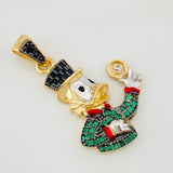 Dije Pato Inspirado 3.45g / 3cm Tres Oros 18K