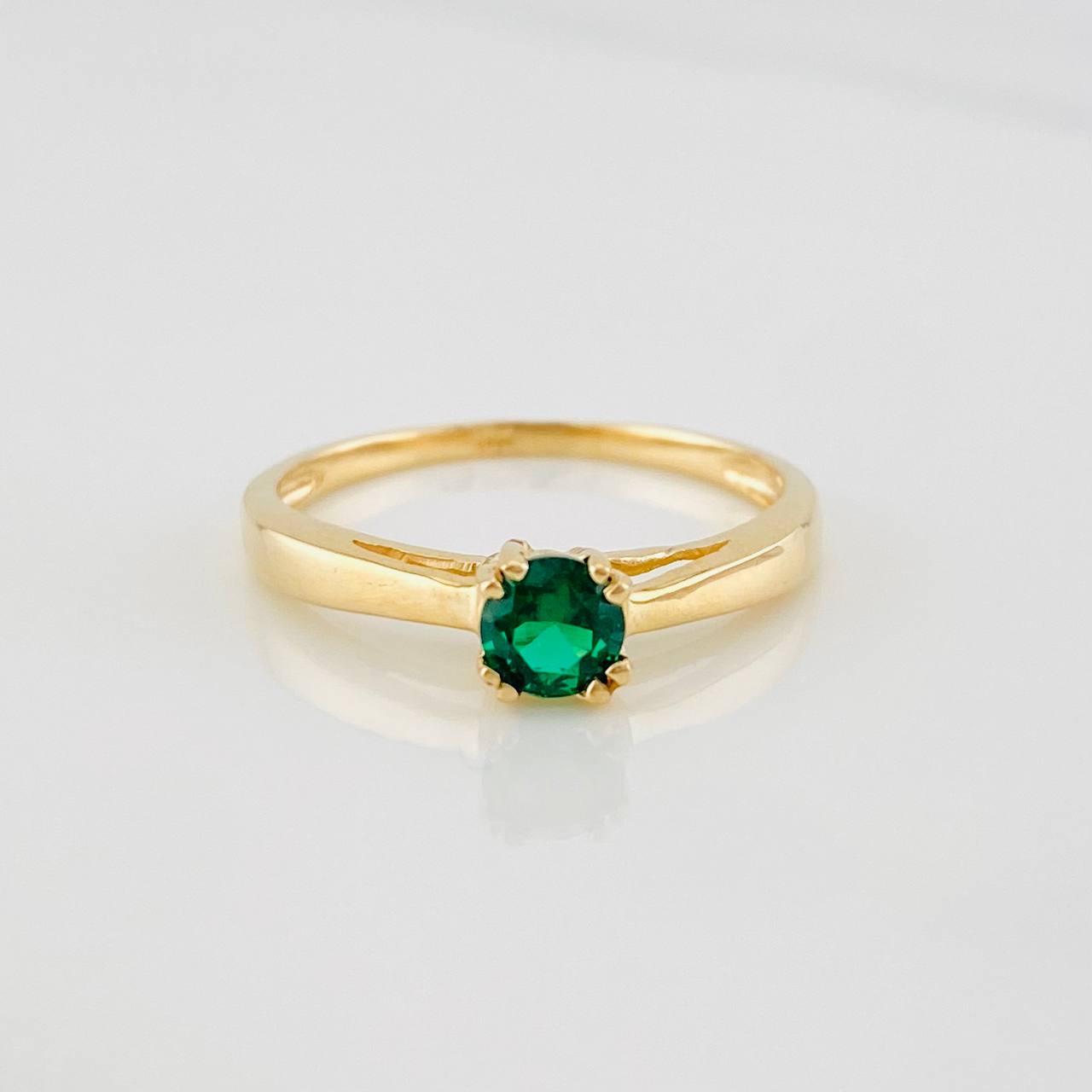 Anillo Solitario 2.15g / T7 1/4 Oro Amarillo 18K