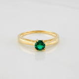 Anillo Solitario 2.15g / T7 1/4 Oro Amarillo 18K