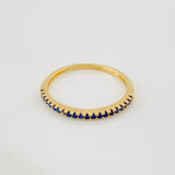 Anillo Argolla Churumbela 1.2g / T6 1/4 Oro Amarillo 18K