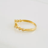 Anillo Corazon 1.5g / T5 1/2 Oro Amarillo 18K
