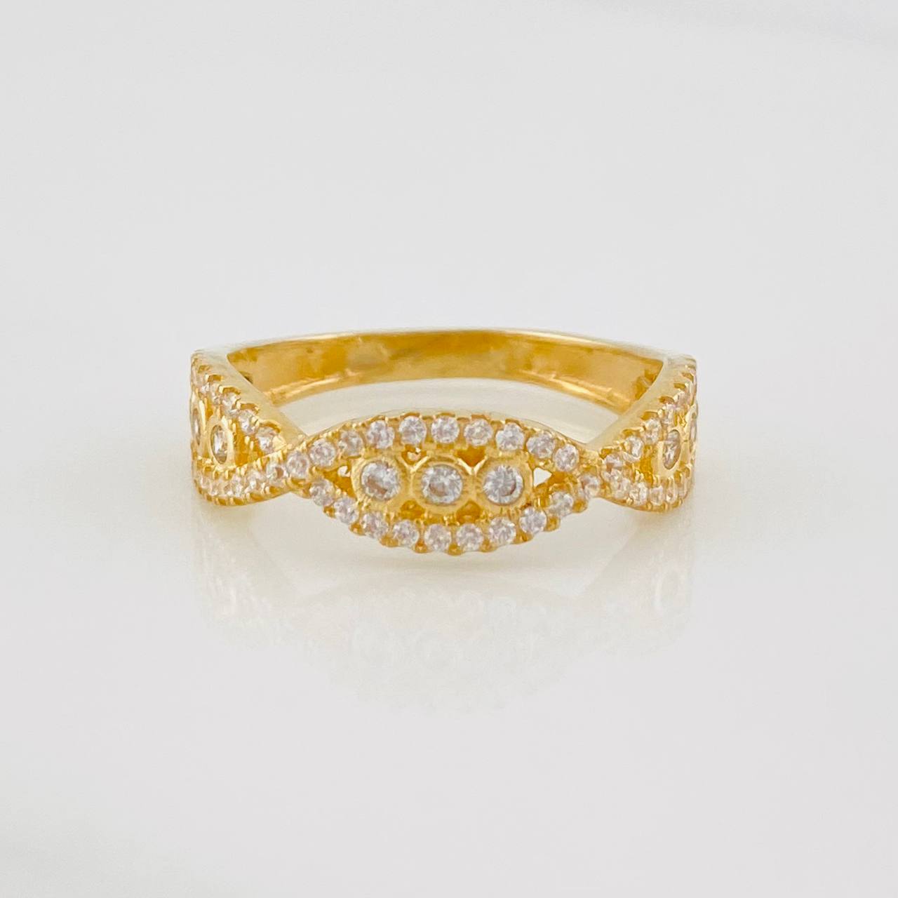 Anillo Olas 2.8g / T6 1/4 Oro Amarillo 18K