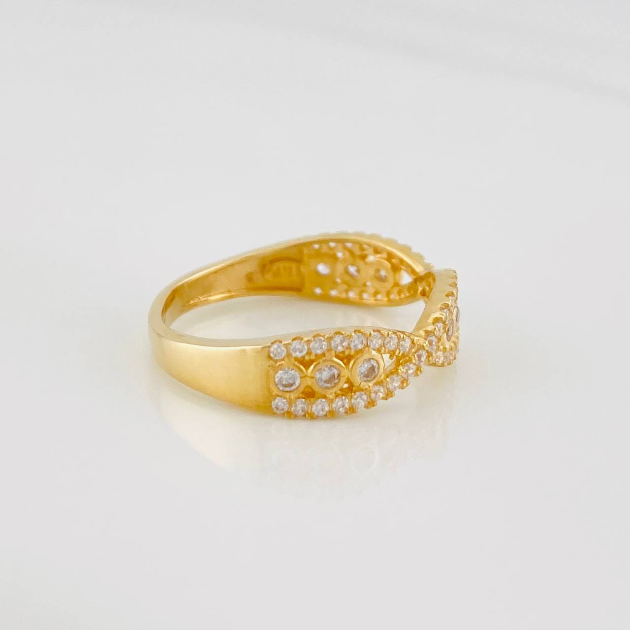 Anillo Olas 2.8g / T6 1/4 Oro Amarillo 18K