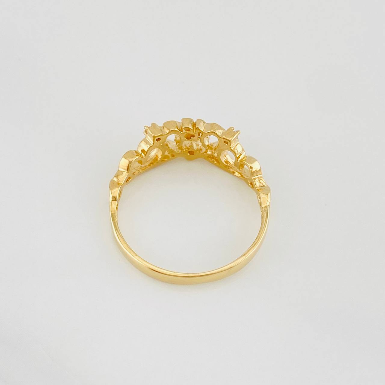 Anillo 15s 2.45g / T7 3/4 Oro Amarillo 18K