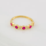 Anillo Churumbela Esferica 1.85g / T7 Oro Amarillo 18K