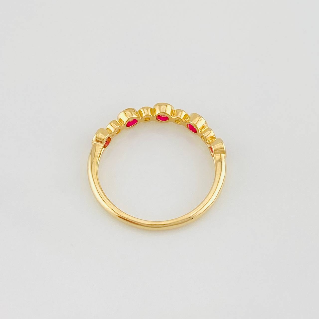 Anillo Churumbela Esferica 1.85g / T7 Oro Amarillo 18K
