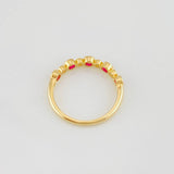 Anillo Churumbela Esferica 1.85g / T7 Oro Amarillo 18K