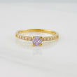 Anillo Solitario Churumbela 2.2g / T8 Oro Amarillo 18K