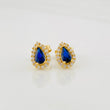 Topos Halo Gota 1.25g / 5.7mm Oro Amarillo 18K