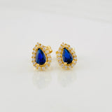 Topos Halo Gota 1.25g / 5.7mm Oro Amarillo 18K