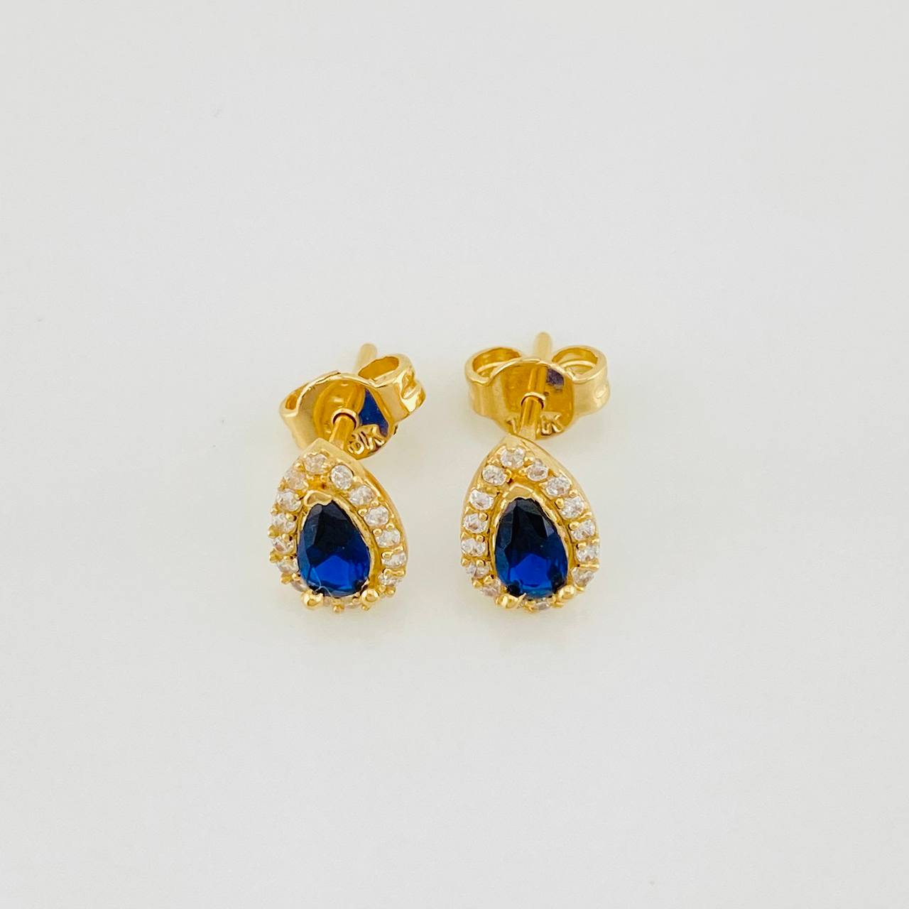 Topos Halo Gota 1.25g / 5.7mm Oro Amarillo 18K