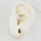Topos Halo Gota 1.25g / 5.7mm Oro Amarillo 18K