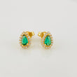 Topos Halo Gota 1.15g / 5.7mm Oro Amarillo 18K