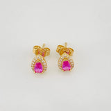 Topos Halo Gota 1.2g / 5.7mm Oro Amarillo 18K