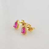 Topos Halo Gota 1.2g / 5.7mm Oro Amarillo 18K