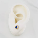 Topos Halo Corazon 1.65g / 6.67mm Oro Amarillo 18K