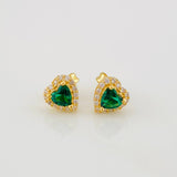 Topos Halo Corazon 1.65g / 6.76mm Oro Amarillo 18K