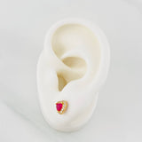 Topos Halo Corazon 1.6g / 6.71mm Oro Amarillo 18K
