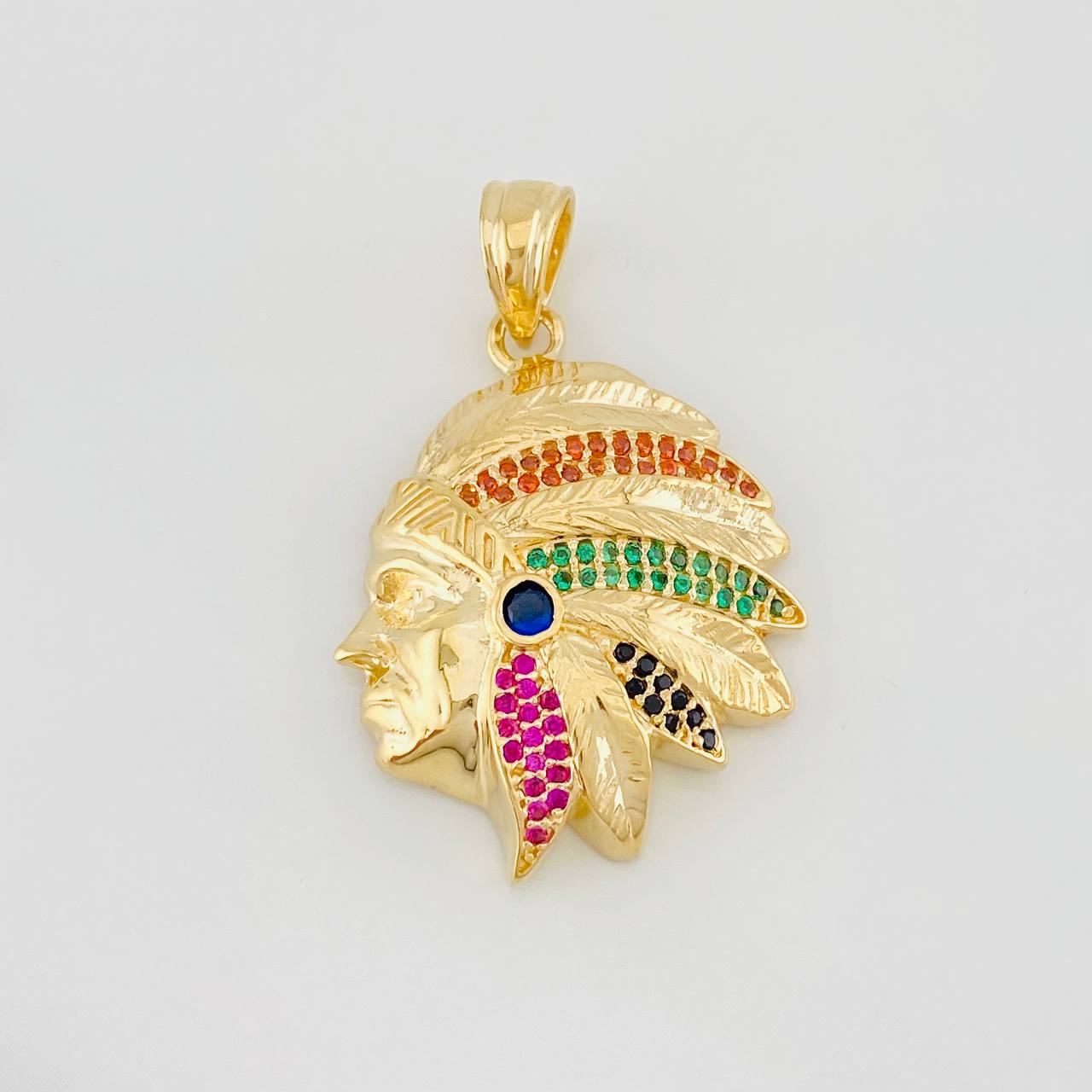 Dije Indio 7.1g / 3.3cm Oro Amarillo 18K