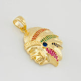 Dije Indio 7.1g / 3.3cm Oro Amarillo 18K