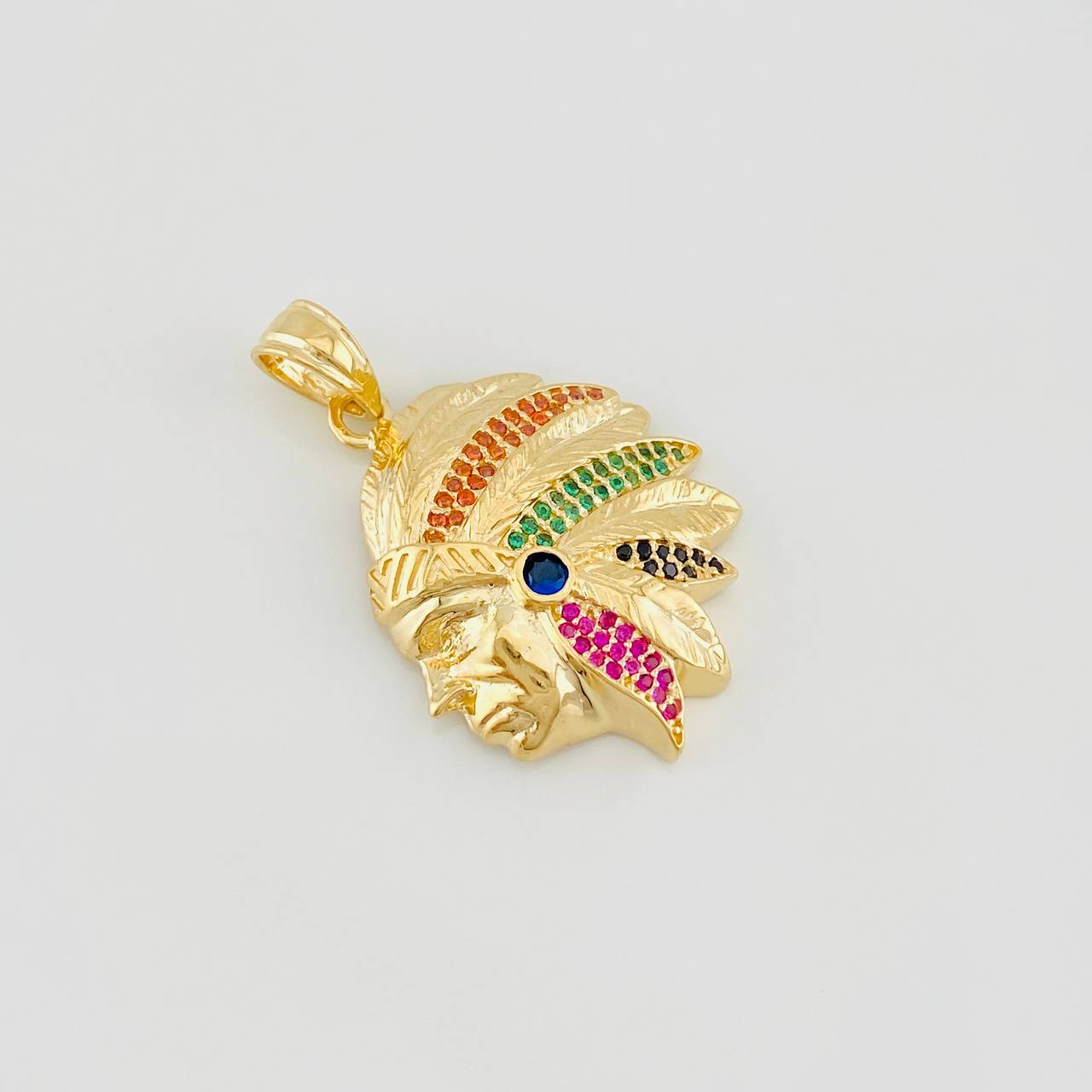 Dije Indio 7.1g / 3.3cm Oro Amarillo 18K