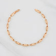 Pulso Rustico Cilindro 4.7g / 20.5cm / 3.95mm Oro Rosa 18K