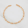 Pulso Rustico Tribal 5.85g / 22cm / 3.7mm Oro Rosa 18K