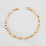 Pulso Rustico Tribal 5.85g / 22cm / 3.7mm Oro Rosa 18K