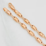 Pulso Rustico Adije 5.65g / 20.5cm / 4.4mm Oro Rosa 18K