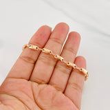 Pulso Rustico Adije 5.65g / 20.5cm / 4.4mm Oro Rosa 18K