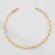 Pulso Rustico Eslabon 3.8g / 20cm / 3.25mm Oro Rosa 18K