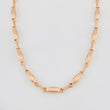 Cadena Rustica Eslabon 10.55g / 62.5cm / 3.45mm Oro Rosa 18K