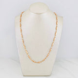 Cadena Rustica Eslabon 10.55g / 62.5cm / 3.45mm Oro Rosa 18K
