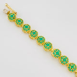 Pulso Circulos 11.5g / 18.5cm / 5.2mm Oro Amarillo 18K