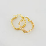Candongas Rombo 1.7g / 2cm Tres Oros 18K