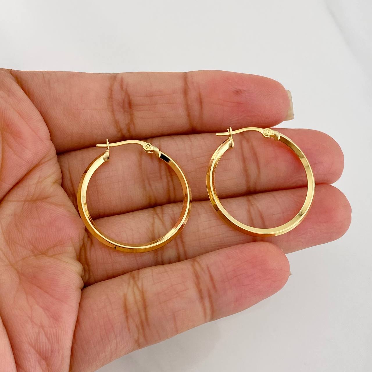 Candongas Clau 1.45g / 2.7cm Oro Amarillo 18K