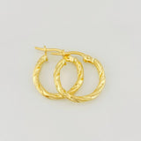 Candongas Anny 1.2g / 2cm Oro Amarillo 18K