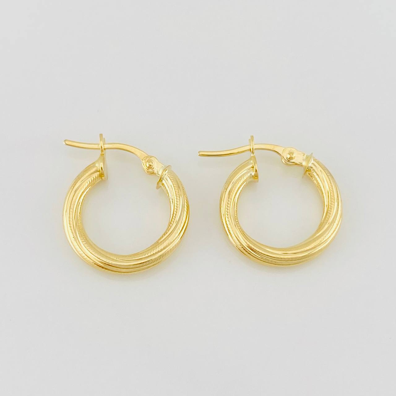 Candongas Lore 1.6g / 1.7cm Oro Amarillo 18K