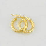 Candongas Lore 1.6g / 1.7cm Oro Amarillo 18K
